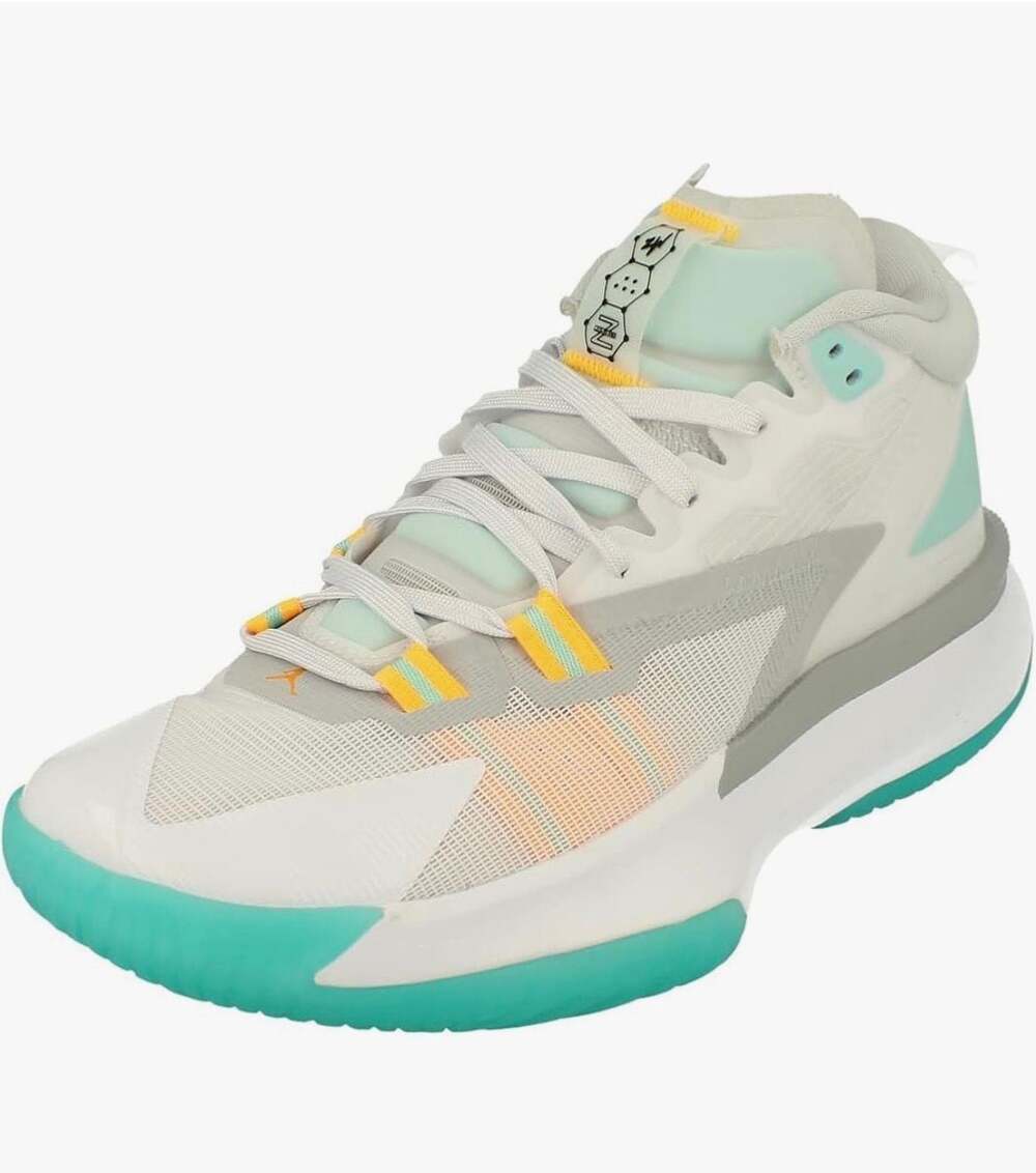 Jordan Zion 1 PF 'White Dynamic Turquoise' Basketball Shoes